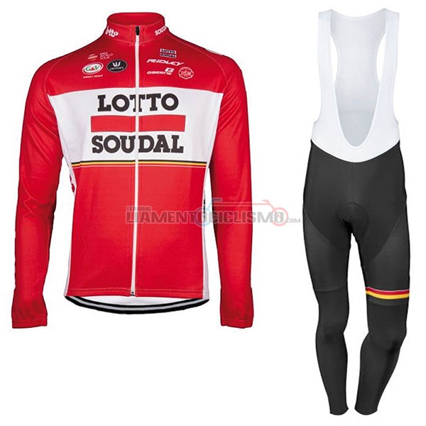 Abbigliamento Ciclismo Lotto Soudal ML 2017 rosso